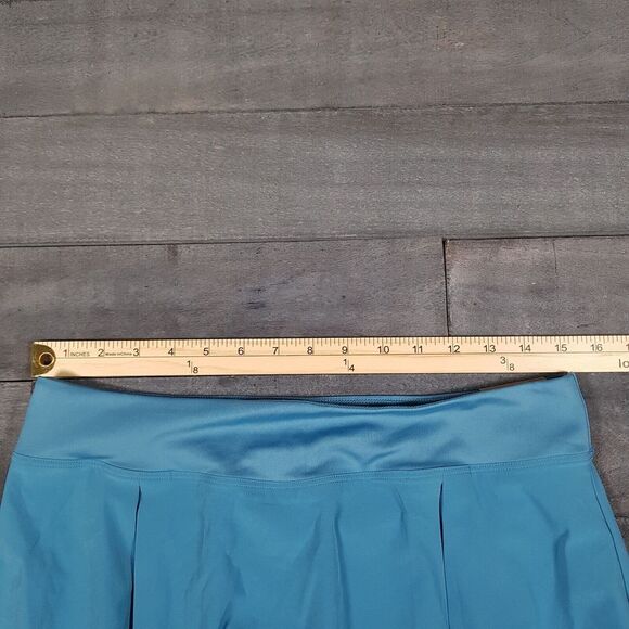 NIKE Dri-Fit Club Standard Fit Regular Golf Skirt Womens Size LARGE Blue - Picture 4 of 6